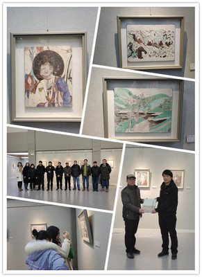 壁上重生 敦煌艺术的青春回响——西北师范大学敦煌学院学生作品交流展在天佑美术馆开幕